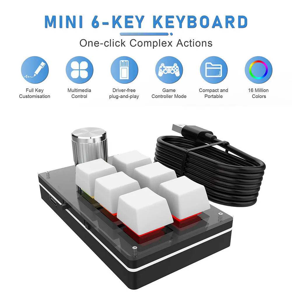 White for 6 key