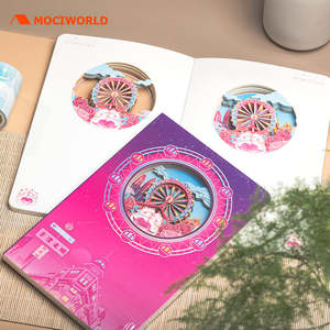 Cuaderno <span class=keywords><strong>de</strong></span> Papel 3D Personalizado <span class=keywords><strong>de</strong></span> Fábrica en Oferta, Tapa Dura A5 <span class=keywords><strong>de</strong></span> PVC, Impresión UV, Encuadernación Cosida con Hilo, Regalo <span class=keywords><strong>de</strong></span> Cumpleaños Empresarial - Product Image 3