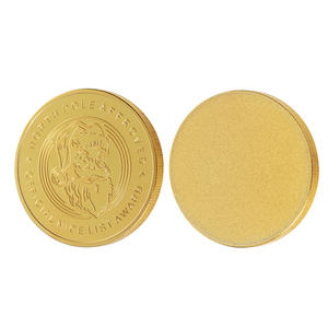 Moeda Desafio Personalizada em <span class=keywords><strong>Metal</strong></span> Liga de Zinco Banho de Ouro Detalhes Altamente Detalhados Moedas de Natal com Caixa de Veludo - Product Image 2