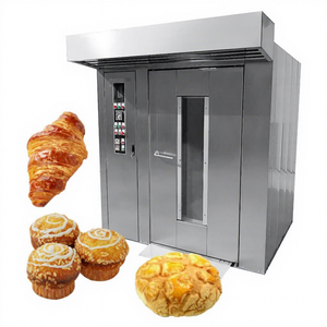 <span class=keywords><strong>Forno</strong></span> Rotativo ad Aria Calda di Grande Capacità con 32 Teglie per Panetteria, Uso Industriale, per Pizza, Pane, Torte, Adatto per Ristoranti - Product Image 1