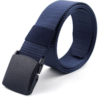 Ceinture tactique ajustable pour homme en toile de nylon avec boucle personnalisée, utilisation en plein air, mode décontractée, taille XL, marque NSK