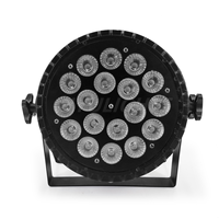 18x18W LED RGBWA UV Par Light CE certifié en aluminium effet de lavage de faisceau de corps DMX512 télécommande pour éclairage de scène de disco de mariage