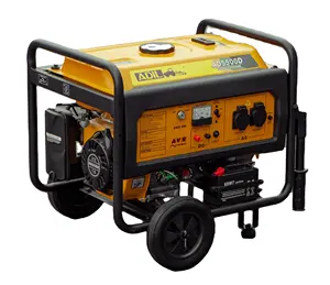 Single Phase 3000W 3kw H-Type Portable Generators Home Use Recoil Electric Starting Silent DC AC Gasoline Petrol