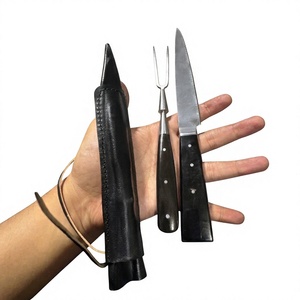 Ensemble de couteaux de cuisine médiévaux faits à la main pour les détaillants - Product Image 1