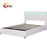 Lit King Size Moderne Haut de Gamme 2026 1,8m avec Design Luxueux pour Meubles de Chambre
