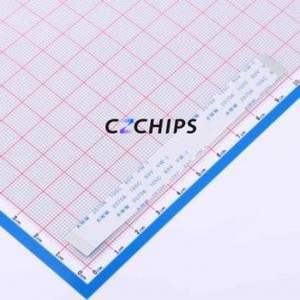 ZX-FFC0.5-T-10048-21P FFC Cable (Flexible Flat Cable) P=0.5mm Connector 21P 0.5mm Non-Inverting 10cm - Product Image 1