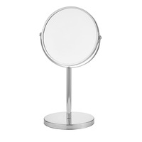 Miroir de courtoisie à base de marbre de luxe Miroir grossissant personnalisé Miroir de table double face pour l'habillage