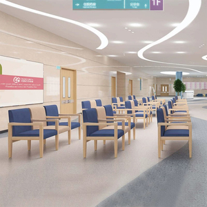 Chaises d'attente personnalisées pour hôpitaux, salles d'attente, 4 places, ensemble de chaises médicales pour centres commerciaux, hôtels, design contemporain en tissu - Product Image 5