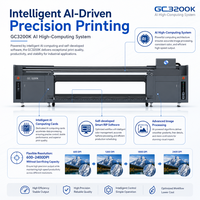 Impresora Industrial de Alta Velocidad y Precisión GC3200K, 100m2/h, con Sistema de Computación con IA para Impresión de Señalización Publicitaria