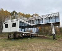 Grande maison de type cabane Apple de 40 pieds avec 2 chambres, conforme aux normes australiennes SAA, maison modulaire préfabriquée, maison de vacances