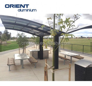 Offres Spéciales <span class=keywords><strong>garage</strong></span> double utilisé pour le jardin cadre en aluminium polycarbonate anti-UV toit abri <span class=keywords><strong>d</strong></span>'auto pour la vente en gros - Product Image 4