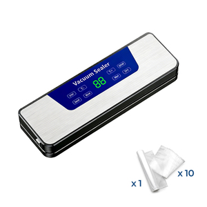 Sellador de Alimentos <span class=keywords><strong>al</strong></span> Vacío Automático de Acero Inoxidable de Alta Calidad para Uso Doméstico con Ajuste de Temperatura y Pantalla Táctil - Product Image 1