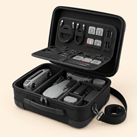 Étui de transport pour drone EVA, coque rigide antichoc, organisateur avec insert en mousse réglable, séparateur amovible, sangle de transport, OEM ODM