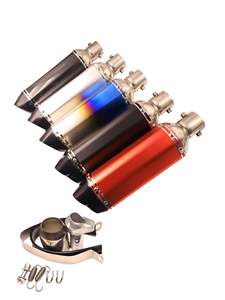 Moto, véhicule tout-terrain, <span class=keywords><strong>voiture</strong></span> de sport-petit tuyau d'<span class=keywords><strong>échappement</strong></span> <span class=keywords><strong>Scorpion</strong></span> hexagonal universel de 51mm - Product Image 5