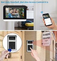Tuya WiFi sonnette 1080P HD Smart Home Interphone vidéo caméra filaire sécurité porte cloche IR Vision nocturne