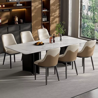 Chaise de salle à manger de luxe nordique, chaise de dossier moderne, chaise de salle à manger minimaliste italienne, tabouret de dossier de salle à manger familiale