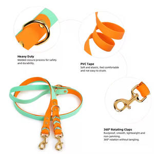 Cuerda de entrenamiento al aire libre de PVC ligera para perros dobles, cuerda de sujeción antienredos suave con liberación rápida especializada para perros pequeños - Product Image 2