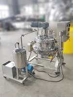 L & B 50 100 200 litres cuiseur à caramel à confiture sous vide marmite industrielle chauffage électrique titrage bouilloires à gaine avec agitateur