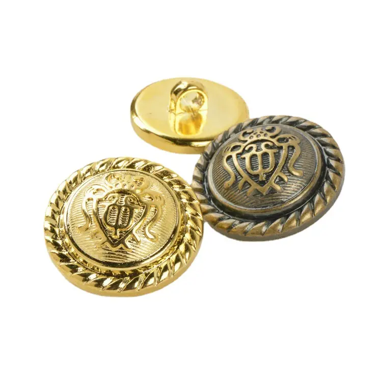 Высококачественная пластиковая кнопка Золотая античная медь Ретро Британский стиль кнопки