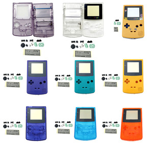 New Game Shell Full Housing Case Cover for Nintend <strong>Gameboy</strong> Color <strong>Console</strong> for GBC Shell with Buttons Kits Sticker Label - Product Image 1
