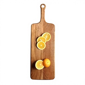 Tabla de cortar rectangular de acacia BS INTERNATIONAL, ecológica, hecha a mano, tabla de picar gruesa personalizada de 2.0 cm - Product Image 3