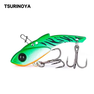 TSURINOYA — leurre métallique vibrant avec lame pifer-falcon, appât artificiel idéal pour la pêche en hiver, au bar, au brochet ou à la truite, 34.5mm, 3.5g