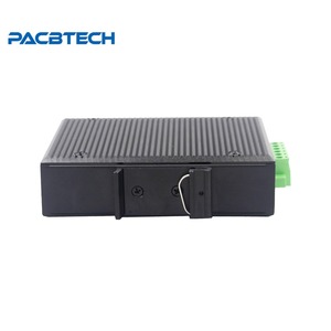 10/100m תעשייתי 2 יציאה rj45 poe כדי ממיר מדיה סיבים עבור מצלמת IP חיצונית באמצעות מעקה din להתקין - Product Image 5