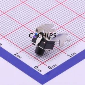 TS-1093B-A6B3-D2 Tactile Switch Through hole Component THT Switch Single Pole Single Throw Round Button 2.5N Right Angle Insert - Product Image 2