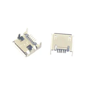 Micro USB Hembra Tipo B 5 Pin 5 P DIP Socket Conector 4 Patas