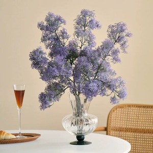 Flores Artificiales de Color Morado, Variedad Mixta, Hechas a Mano, Decoración para el Hogar, Estilo Mediterráneo, Accesorios para Fotografía - Product Image 4