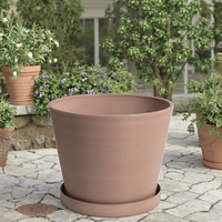 Pots à fleurs en plastique 2026 avec logo personnalisable pour jardinières et bacs à plantes