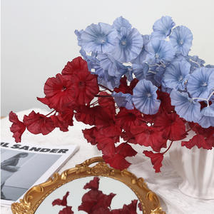 KEWEI 802, superventas, petunia artificial y flores de seda Morning Glory, decoración colgante colorida para Navidad y Halloween - Product Image 1