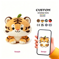 Boneka Plush Bentuk Es Krim Pink Baru dengan Teknik Bordir, Bahan Lembut, Boneka Personal Berkualitas Tinggi