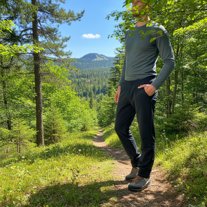 Arunzo Casual Summer Trekking Pantalones Tallas grandes Impermeable a prueba de viento Poliéster Senderismo Pantalones con diseño impreso Logo en la cintura - Product Image 3