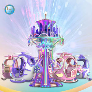 Équipement de jeux pour enfants de grande taille pour centres commerciaux et sites extérieurs populaires, type ascenseur à commande automatique, type avion - Product Image 5