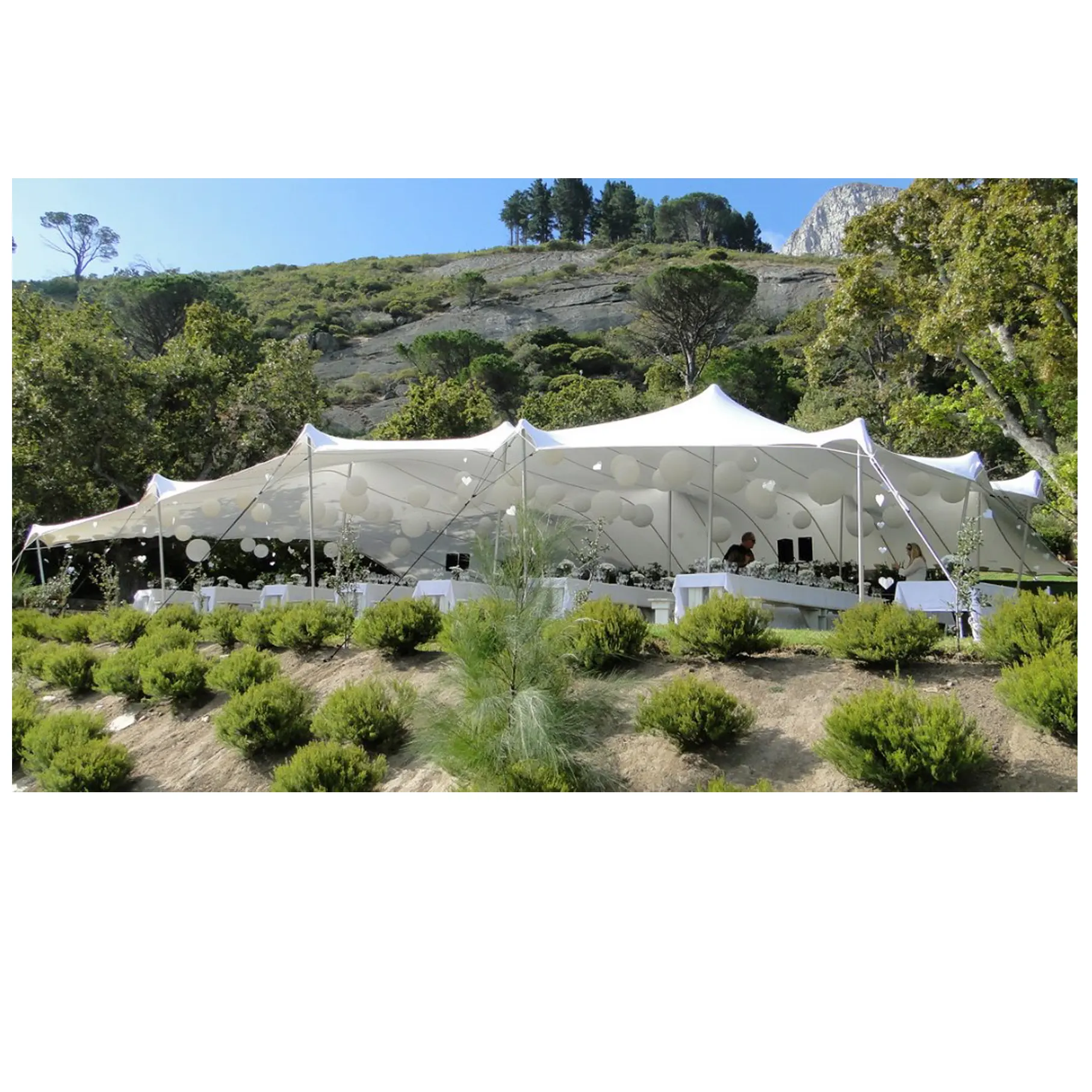Dijual Tenda Acara Besar 200 Orang Warna Putih Murni/Tenda Pernikahan/Tenda Peregangan