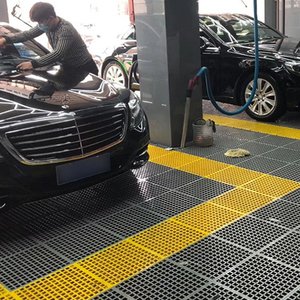 Carreaux de <span class=keywords><strong>sol</strong></span> de garage antidérapants et emboîtables Tapis de <span class=keywords><strong>sol</strong></span> <span class=keywords><strong>pour</strong></span> salle de lavage de voiture, beauté de la voiture Grilles de <span class=keywords><strong>sol</strong></span> en plastique PP <span class=keywords><strong>pour</strong></span> espaces de stationnement - Product Image 4