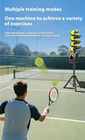 Machine professionnelle de lancer de balles de pickleball et de tennis, portable, automatique, avec télécommande