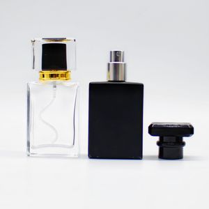 Vide Bas Prix <span class=keywords><strong>30ml</strong></span> 50ml Bouteille De Parfum Carré Personnalisé Clair Gris Noir Verre Vaporisateurs Bouteille Parfum Emballage Avec Bouchon - Product Image 5