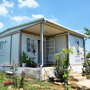 Maison modulaire détachable de 20 pieds pour bâtiment de bureaux ou habitation, panneau sandwich et construction métallique, installation rapide - Product Image 1