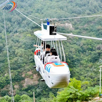 Télésiège Ropeway Sightseeing Cable Car Dirigeable Fix Grip Télésiège dans la zone touristique Zone scénique
