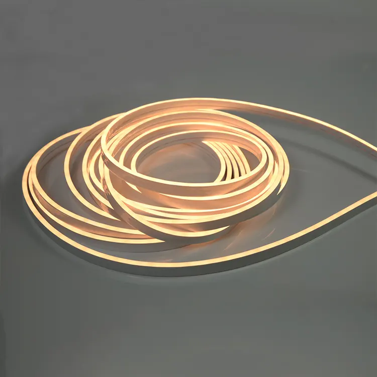 Luce al Neon flessibile 12V/24V flessibile a striscia laterale 4*10mm in Silicone ad alta luminosità