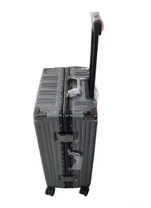 Trolley-Schachtel aus ABS-Material Teleskoprute vier Lenkräder große Kapazität Sicherheitsschloss mehrere Größen Farben ABS+PC Koffer - Product Image 3