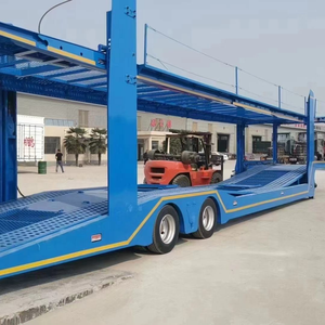 Semirremolque de plataforma plana de alta capacidad, camión volquete de plataforma baja, semirremolque de servicio pesado para transporte de materiales de construcción en África - Product Image 6