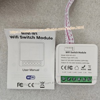 Module d'interrupteur intelligent mini Tuya Wifi / Zigbee 16A 1/2/3/4 voies, compatible avec le contrôle bidirectionnel via Smart Life, Alexa, Google Home, Yandex Alice