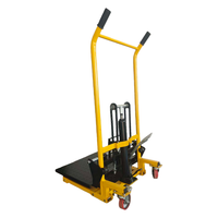 Chariot élévateur manuel hydraulique, transpalette à main, chariot à fourches, pliable, détachable, mini, léger, roues en PU/Nylon, certifié CE
