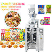 Machine d'emballage verticale automatique pour granulés de 5 kg et 10 kg, pour chips, riz, céréales, noix, haricots, biscuits, snacks, machine d'emballage de granulés en sachet