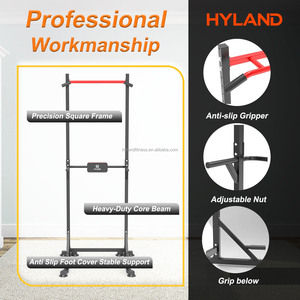 Hyland 2026 Home Gym: Attrezzatura per Allenamento di Forza con Altezza Regolabile, Power Tower con Dip Station e Barra per Trazioni - Product Image 2