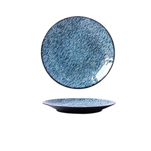 Assiette en céramique de style rétro japonais haut de gamme, classique pour la restauration et l'hôtellerie, idéale pour steak, dessert, pâtisserie et dîner - Product Image 5