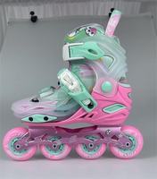 Patins à roulettes silencieux réglables Fellow Kinder avec roues en caoutchouc PP/PU pour enfants/adultes